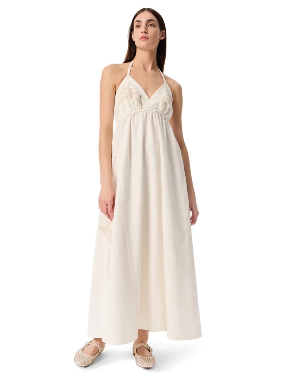 Robert Rodriguez $188 Neakita Tie Neck Halter Dress